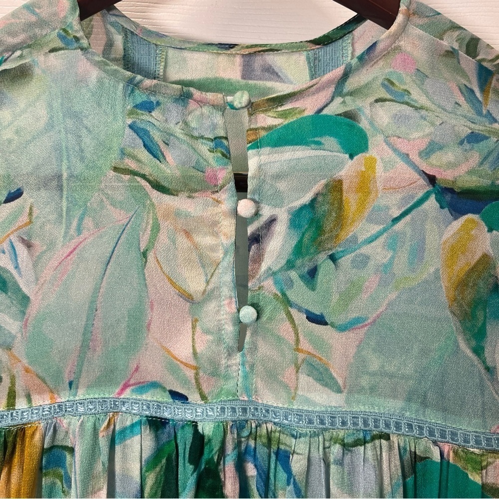Anthropologie Blank Women's Blouse pastel size small - Picture 7 of 11